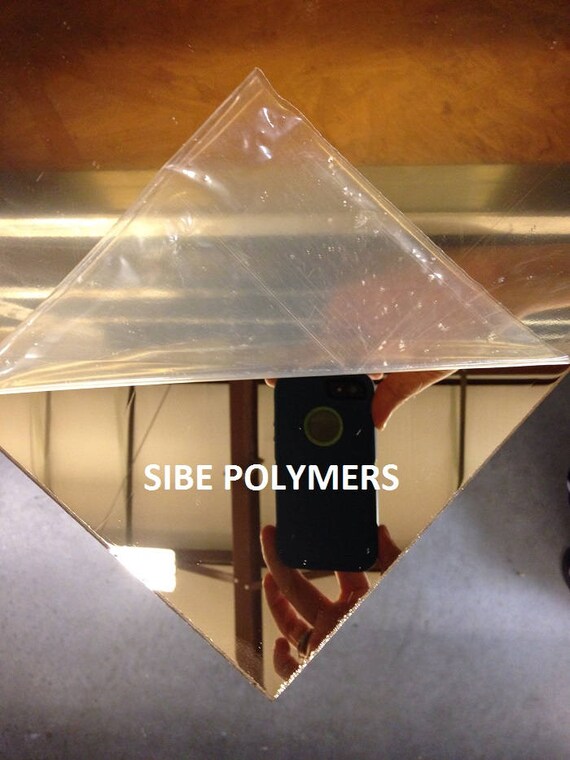 ACRYLIC MIRROR #1020 PURPLE PLEXIGLASS 12/" X 12/" 1//8/"
