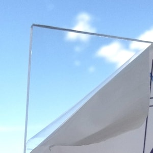 Polycarbonate Plastic Sheets - 1/8" Thick - Clear - Pick Your Size