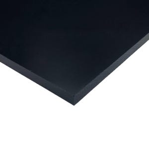 HDPE (High Density Polyethylene) Plastic Sheets - 1/8&quot; Thickness - Black - Pick Your Size