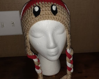 Super Mushroom/ 1-UP Mushroom Inspired Crocheted Hat