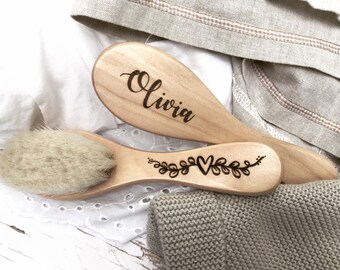 personalised baby brush set