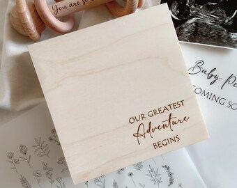 COMING SOON, Pregnancy Announcement Box, Pregnancy Ultrasound Scan Box, Pregnancy test box,Baby Announcement gift box, Baby reveal, Keepsake