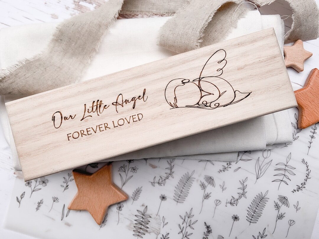 ANGEL BABY Memory Box Baby Loss Ultrasound Scan Memory Box Etsy