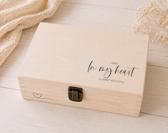 From Grief to Healing, Miscarriage Keepsake Box, Angel Baby Memory Box, Baby Loss Pregnancy Test & Ultrasound Memory Box, Bereavement Gift