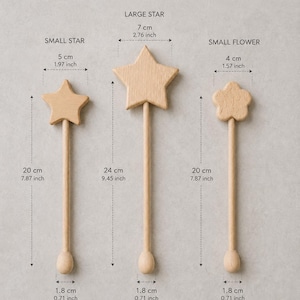 Baguette magique de fée en bois classique | Baguette fille d'honneur | Baguette magique avec nom personnalisé | Baguette de mariage | Baguette princesse | Cadeau grande soeur | Fête sur le thème des fées image 4