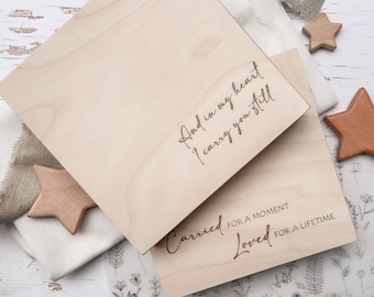 Nunca olvidado, caja de recuerdos por aborto espontáneo, caja de recuerdos para bebé ángel, caja de recuerdos por pérdida de bebé (prueba de embarazo y ecografía), regalo de duelo