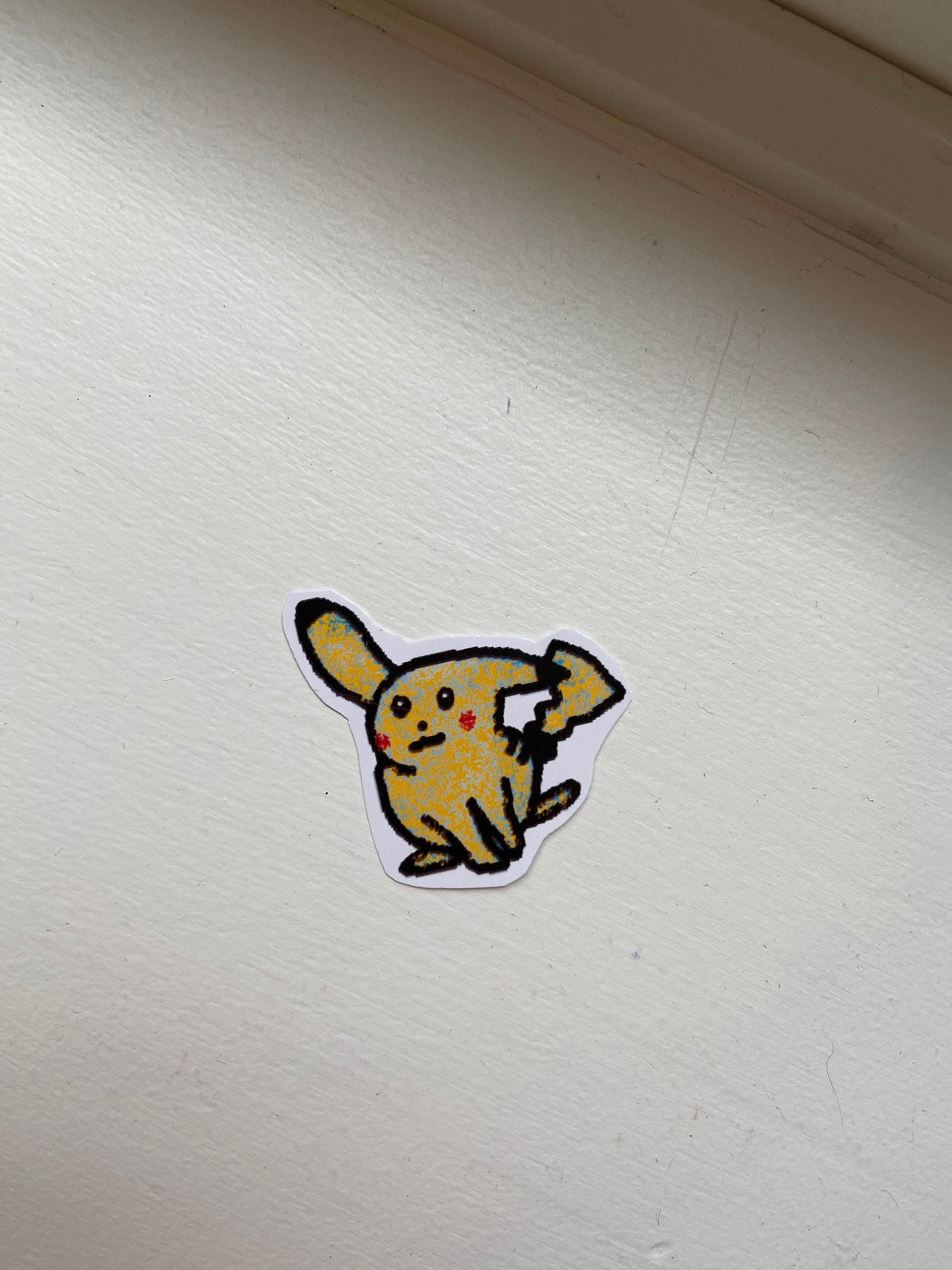 Pikachu sticker | Karaktersticker | Laptop sticker | De sticker | van het dagboek De | van de waterfles WATERDICHTe | @paintingonclouds