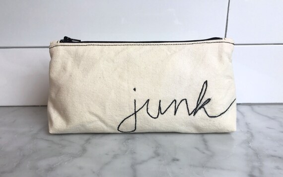 canvas zip bag