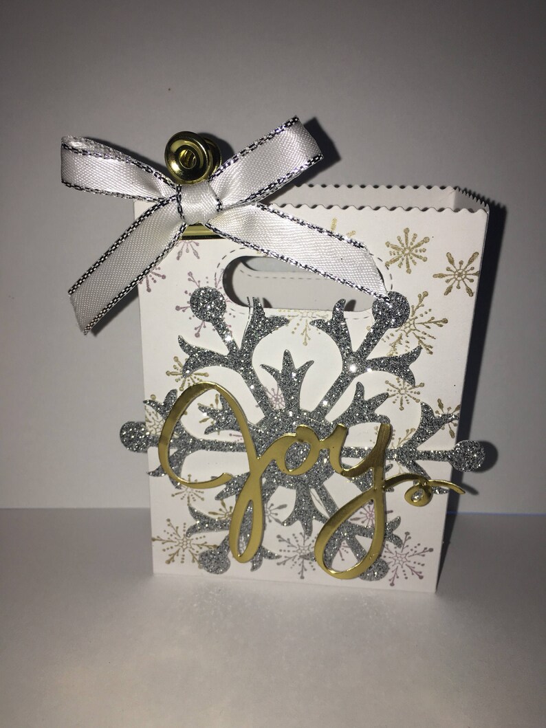 Joy treat box Joy Christmas favors Christmas treat box 10 ct