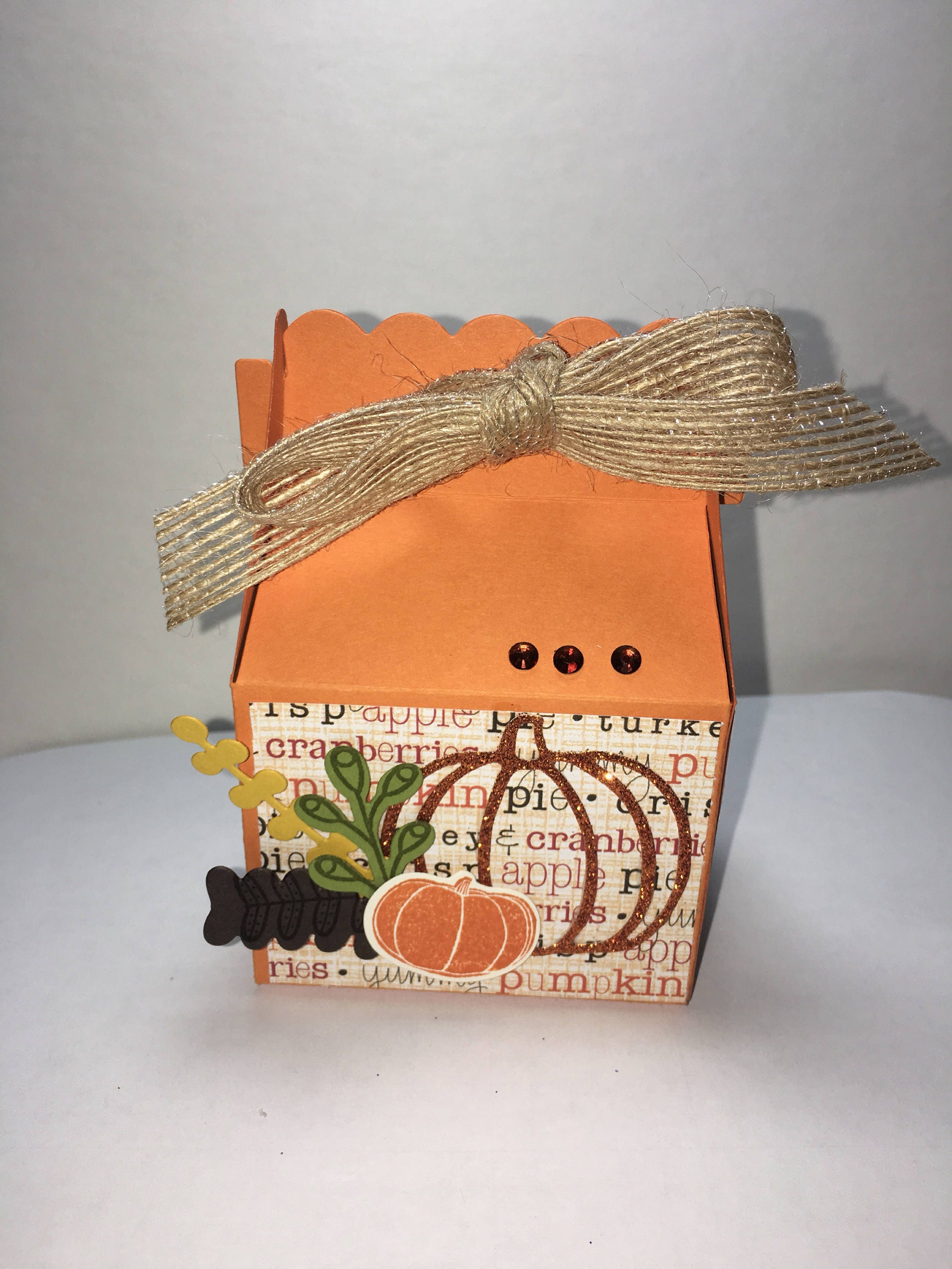 Thanksgiving treat boxes harvest treat boxes fall treat Etsy