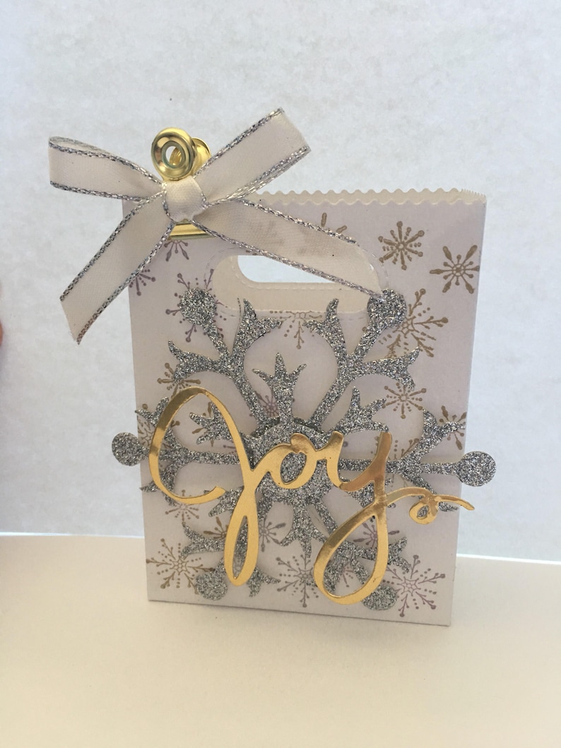 Joy treat box Joy Christmas favors Christmas treat box 10 ct