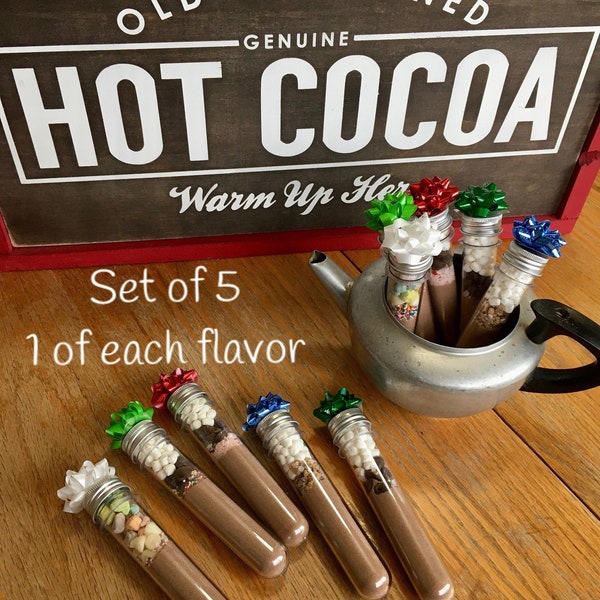 Stocking Stuffer Gifts for Teens, Hot Chocolate Tubes Stocking Stuffers for Women, Stocking Stuffers for Teens, Teen Boy Gifts Set of 5