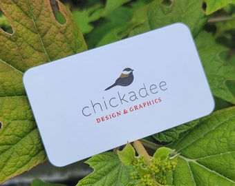 CUSTOM Embossed Double-Sided Gloss Business Cards With Rounded Edges