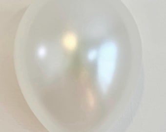 Pearl White Balloons 11 inch Latex Balloons Champagne Balloon Wedding Bridal Shower Bride Balloon Anniversary Bachelorette White Balloons