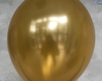 Gold 11 inch Latex Balloons Pearlized 50th Anniversary Golden Birthday Gold Party Decor Gold Decorations 50th Birthday New Years Eve Gold