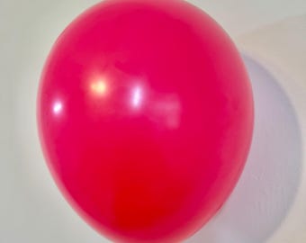 Raspberry Balloons 11 inch Latex Balloon Set Hot Pink Party Berry Sweet Decor Valentines Bridal Balloons Baby Shower Balloons Bachelorette