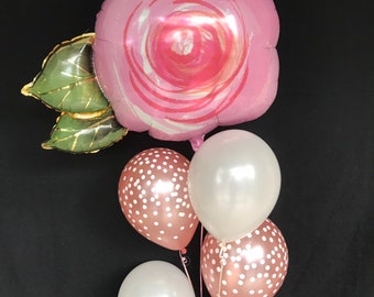 Balloon Mini Ivory Foam Rose Bud Decorations Garland Decor Artificial Gift Birthday Botanics Smash Cake Bride To Be Wedding Decor