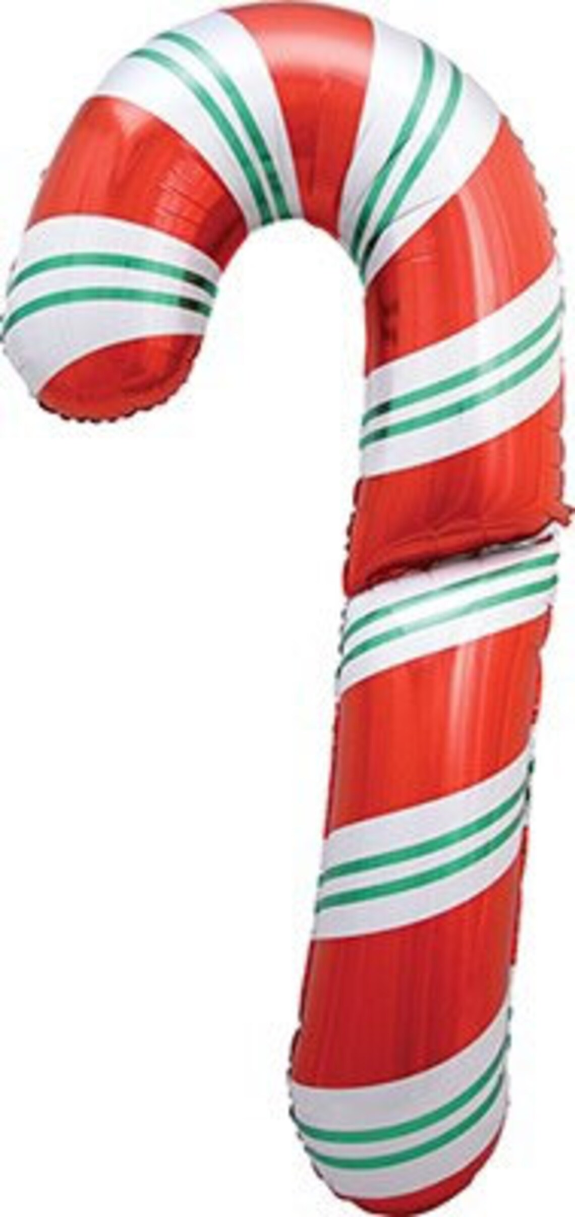 blue candy cane balloon