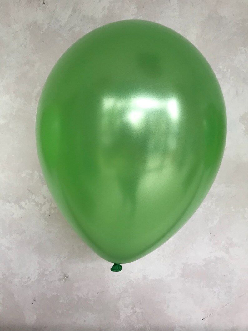 Pearl Lime Green Balloon 11 Inch Latex Balloons Tropical Etsy
