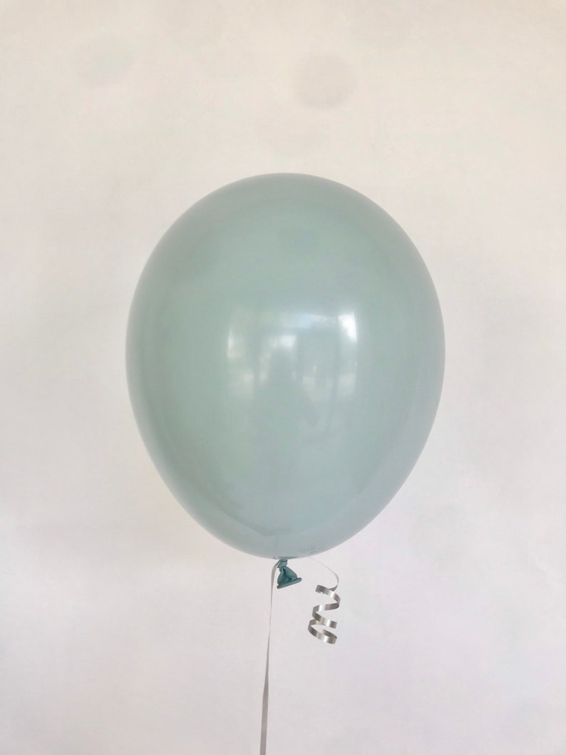 Baby Boy Shower Blue and Gray Party Baby Shower Balloon Blue and Gray Its a Boy Pastel Blue Fog Slate Blue Balloons