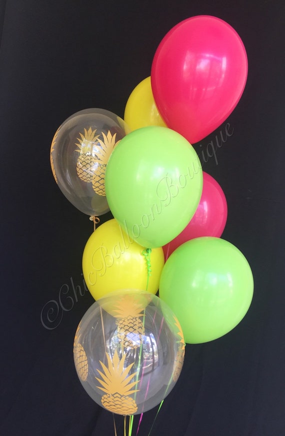 Giant Neon Balloons, 24 Inch Neon Balloons Glow in the Dark