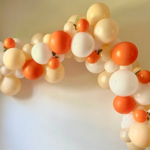 Little Cutie Balloon Garland A Little Cutie is On The Way Oh Cutie Cutie Orange Baby Shower Cutie First Birthday Main Squeeze Citrus Party