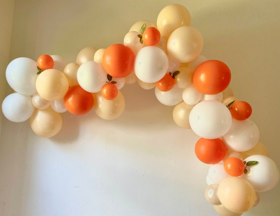 Little Cutie Balloon Garland - A Little Cutie is On The Way - Oh Cutie - Cutie Orange Baby Shower - Cutie First Birthday - Main Squeeze Il_570xn