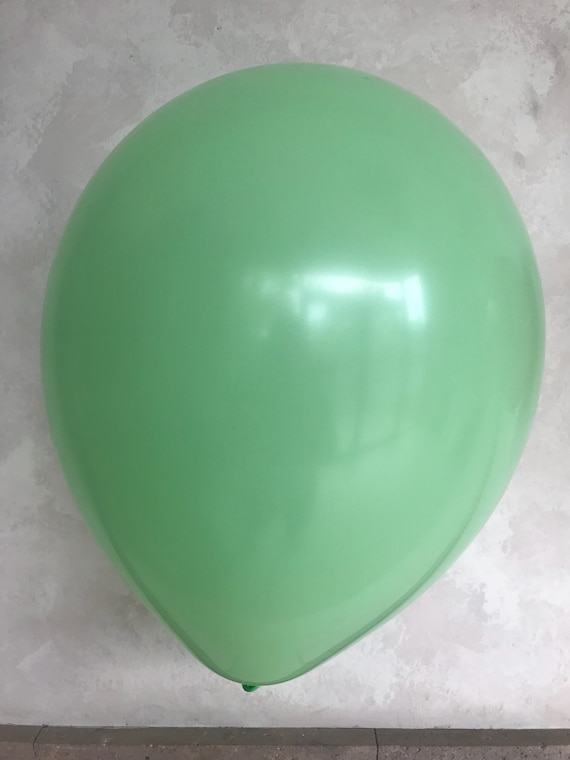 Mint Green Balloons, 11 inch Latex Balloon, Bridal Shower Decor, Baby