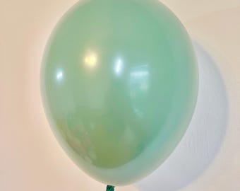 Willow Green Balloon 11 inch Latex Balloons Sage Balloons Willow Balloon First Birthday Baby Shower Balloon Sage Shower Decor Bridal Shower