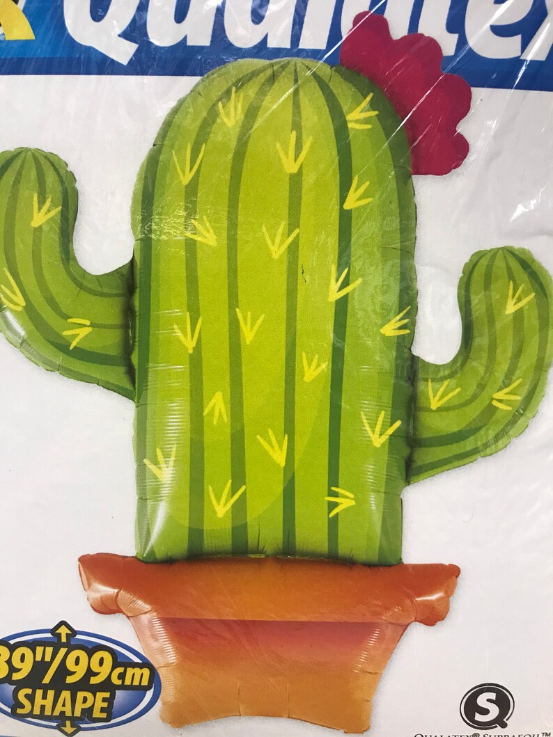Cactus Balloon Cacti Balloon Fiesta Party Southwestern Etsy
