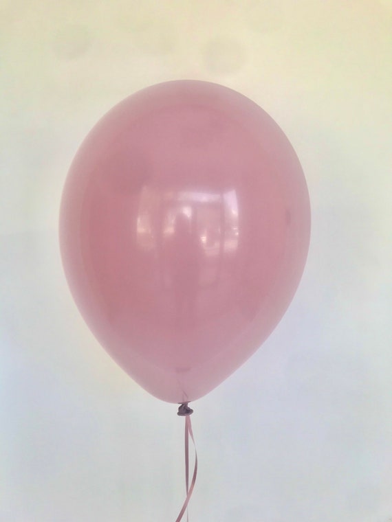 Dusty Rose Balloon - Canyon Rose 11 inch Latex Balloon - Mauve Party Decor- Boho Bridal Shower - Baby Shower - Fall Balloon - Muted Rainbow Il_570xn
