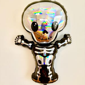 Halloween Pumpkin Head Ghost Balloon - 45 Inch Air-Filled Mylar Airloonz