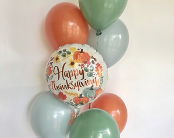 Thanksgiving Balloons - Pumpkins Balloon - Friendsgiving Decor - Thanksgiving Decor - Pie Bar - Feast Mode - Friendsgiving Balloon Garland