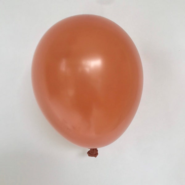 Burnt Orange Balloon - Pumpkin Balloons - Rust Balloons - Fall Baby Shower - Muted Rainbow - Boho Birthday - Fall Balloons - Boho Balloons