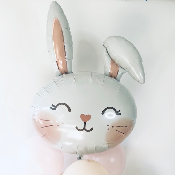 Floppy Eared Bunny Balloon - Easter Bunny Balloon - Some Bunny - Baby Bunny Shower - Boho Bunny - Cute Bunny Rabbit