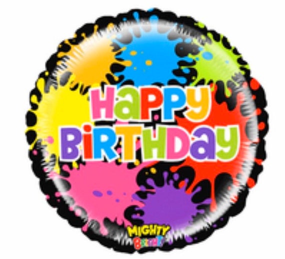 Slime Balloon - Paint Party - Paint Birthday - Slime Party Decorations - Slime Birthday Party - Paint Splatter - Paint Decorations Il_570xn