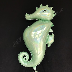 Seahorse Balloon Oneder the Sea First Birthday Under the Sea Decorations  Mermaid Balloons Under the Sea Baby Shower Ocean Bachelorette