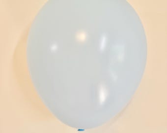 Pastel Blue Balloons, 11 inch Matte Latex Balloon, Baby Shower Balloon, Its a Boy Shower, Pastel Blue Balloon, First Birthday