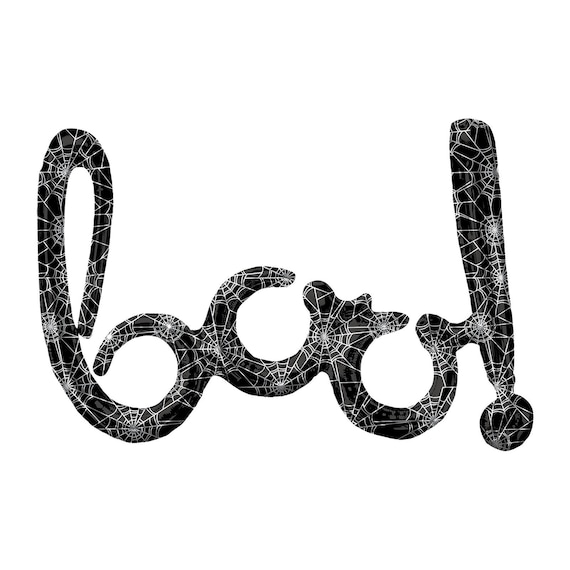 Boo Balloon - Black Spider Web Balloon - Halloween Kids Party - Boo Halloween Balloon - Boo Party - Hocus Pocus Party - Boo day Party Il_570xn