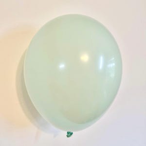 Empower Mint Balloons - 11 or 24 inch Latex Balloons - Sea Foam Green Balloons - Pastel Mint Balloon Garland - Sea Foam Shower - Boho Party