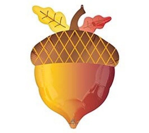 Little Acorn Balloon - Turkey Balloon - Thanksgiving Balloon - Our Little Pumpkin - Friendsgiving - Fall Baby Shower - Woodland Shower Il_570xn
