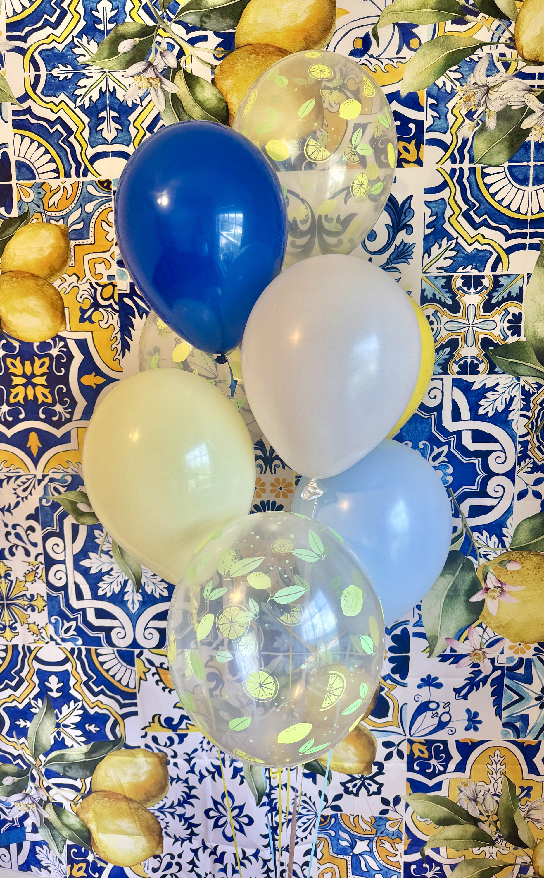 Almafi Coast Bridal Shower Almafi Bachelorette Lemon Balloon Arch