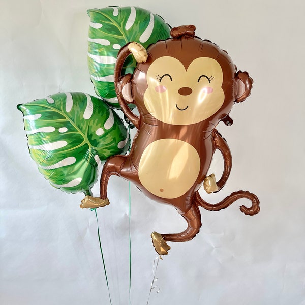 Monkey Balloon Etsy