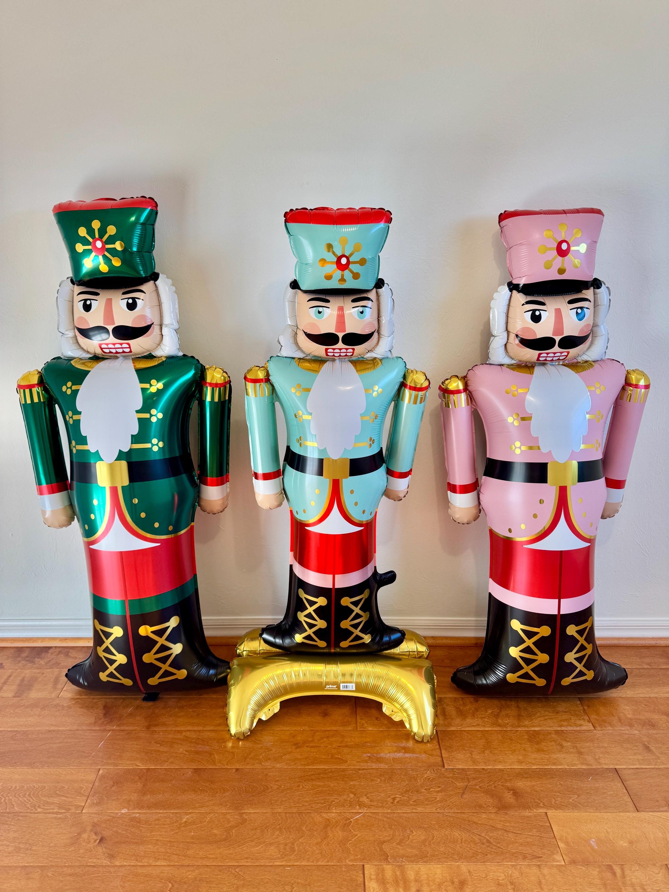 Nutcracker Balloon Pastel Nutcracker Holiday Party Santas Helper Oh ...