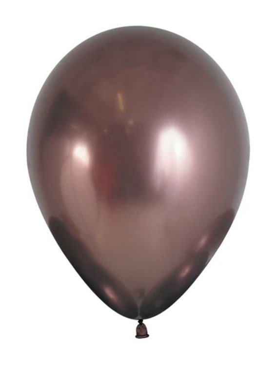 Truffle Balloons - 11 or 24 inch Chrome Brown Latex Balloon - Reflex Champagne - Bridal Shower Balloon - Wedding Decor - Chrome Il_570xn