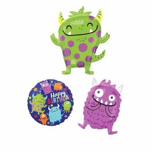 Monster Balloons - Little Monster Party - Monster Birthday Party - Monster Mash - Our Little Monster - Monster Decorations - Monster Theme