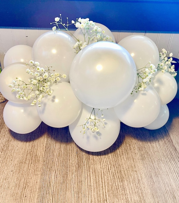 Cloud Balloons on Cloud Nine Cloud Baby Shower Baby Breathe