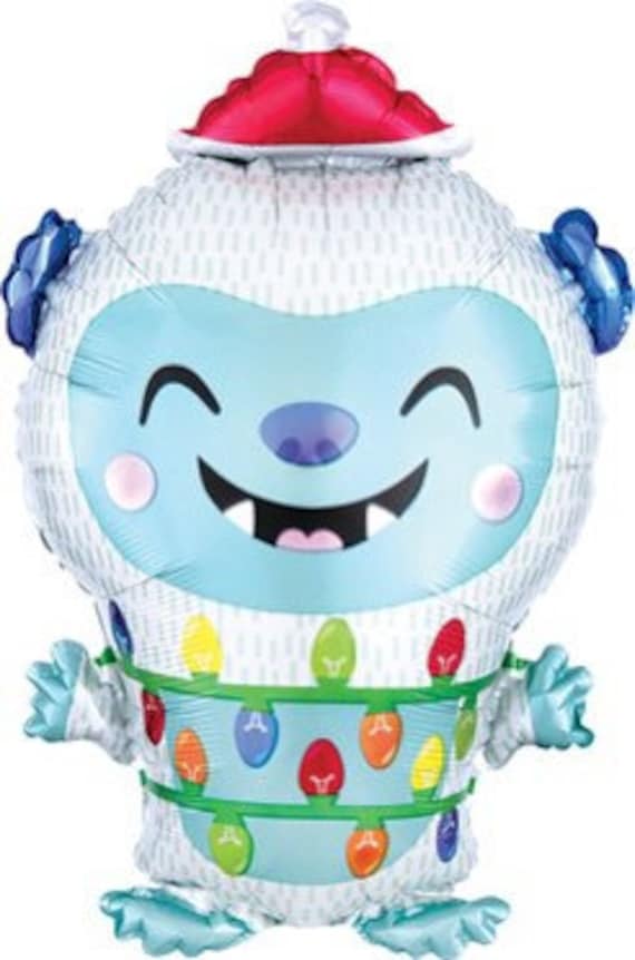 Snow Monster Balloon - Cookie Decorating Party - Breakfast with Santa - Christmas Balloons - Kids Christmas Party - Holiday Balloons Il_570xn