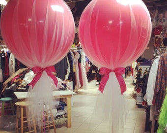Tulle Balloon 36 Inch Balloon Tulle Balloon Kit Baby Shower