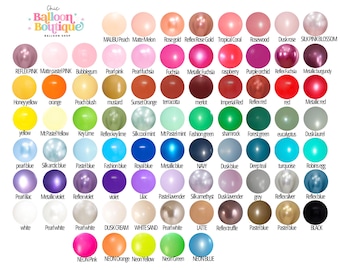 Mini 5 inch Balloons Choose your Color Air Filled Balloons Balloon Garland Shower  Birthday Wedding Anniversary Cake Topper